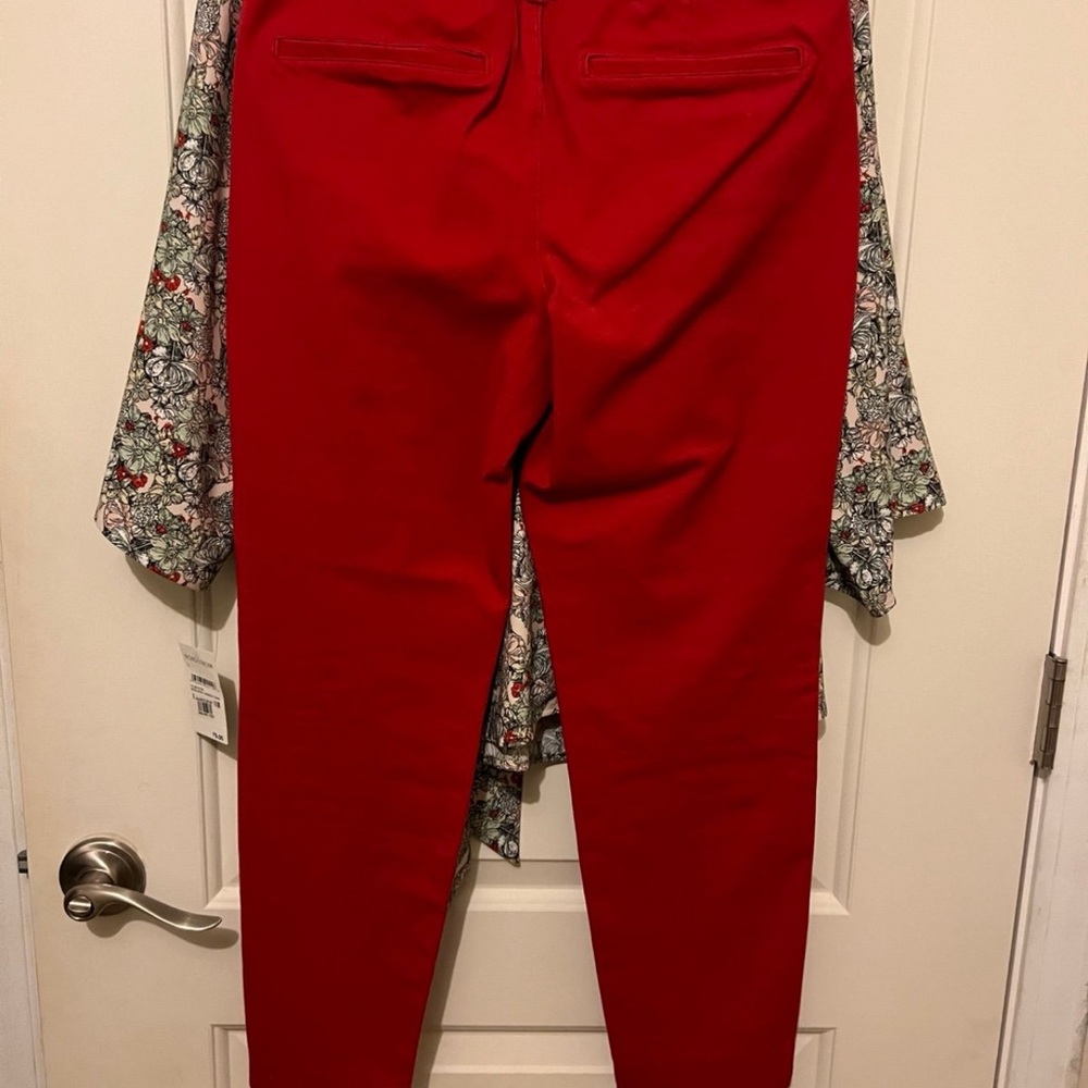 Old Navy Red Skinny Pants